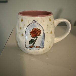 Disney Belle Beauty and the Beast Princess Mug Organic Egg Enchanted Rose B53
